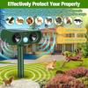 Solar Ultrasonic Animal Repeller for Birds, Rodents, Snakes, Cats, Dogs & Wildlife