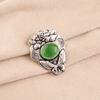 Green Cat's Eye Gemstone 925 Sterling Silver Jewelry Handmade Butterfly Pendant CP-6-43