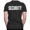 Mens SECURITY T-Shirt  Work Wear Doorman Bouncer Nightclub Club Uniform