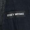 ISSEY MIYAKE Льняной приталенный жакет с длинным рукавом 1 темно-синий мужской б/у