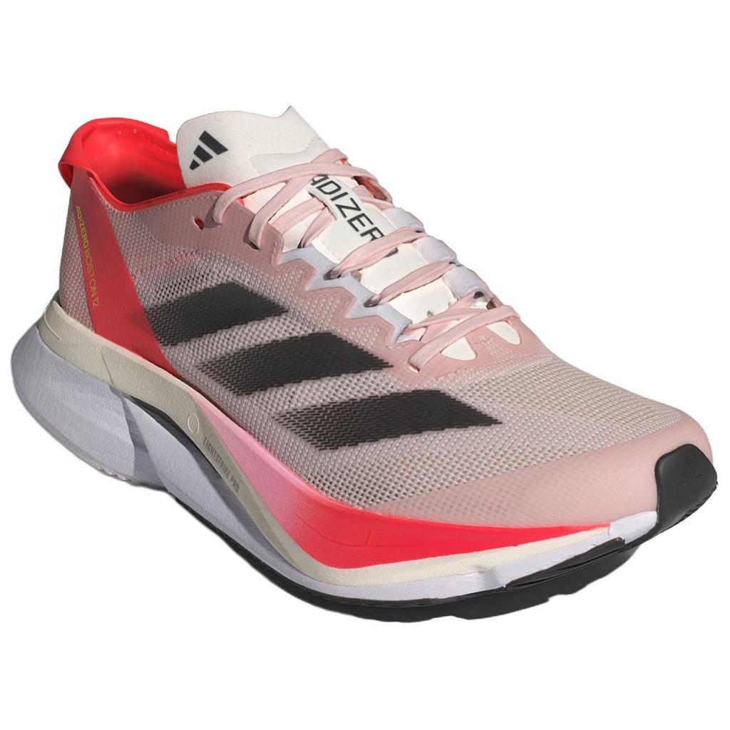 Adidas Adizero Boston 12 Sandy Pink Aurora Metallic Women Sneakers Solar-Red IF9218