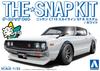 Aoshima Bunka Kyozai The Snap Kit Series Nissan C110 Skyline Custom Plastic Model Kit (AOSHIMA) 1/32 GT-R (White) Pre-Colored No. 18-SP2