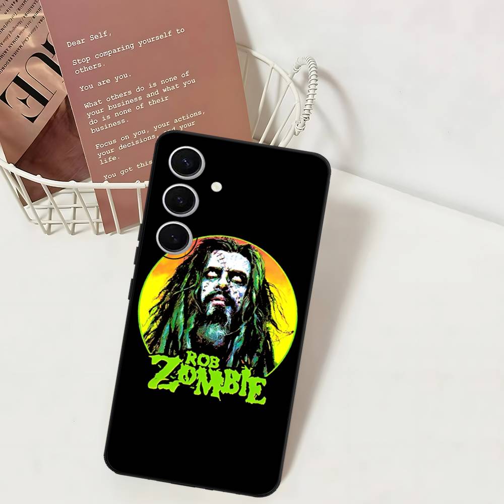 R-Rob Singer Z-Zombie Heavy Metal Band Phone Case For Samsung S 24 Fe 25 Ultra Plus 20 Lite 21 30 22 23 24 22 Ultra 5G Fundas