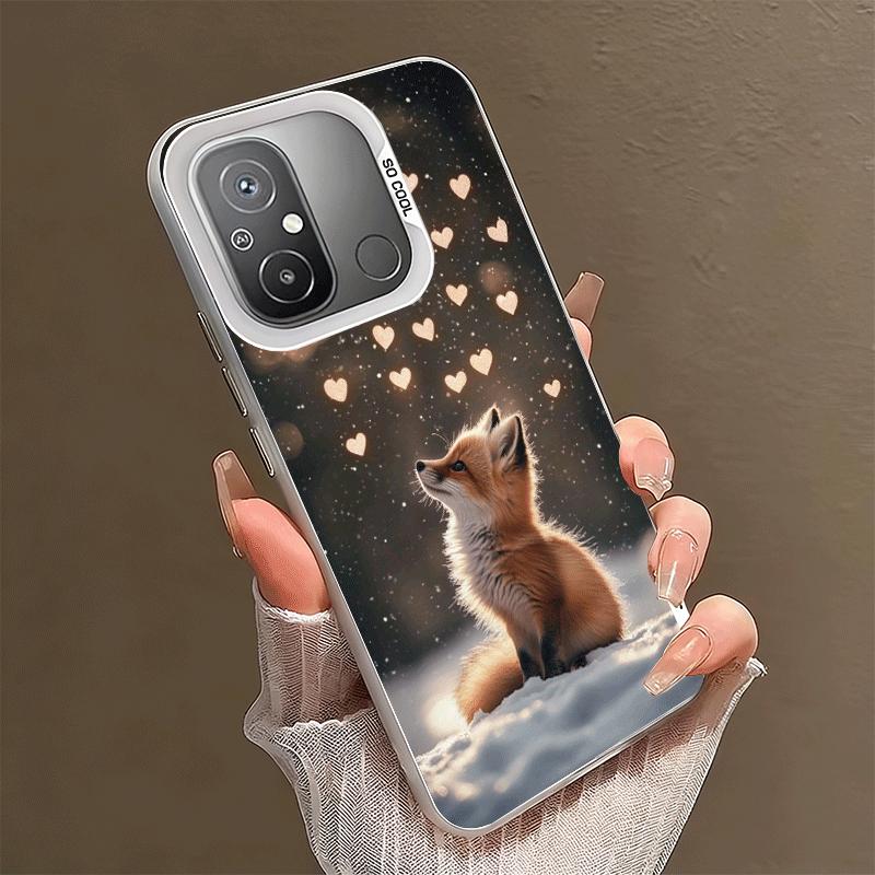 Мультяшная лиса, животное, противоударный чехол для телефона для Xiaomi Poco X7 X6 X5 X3 Pro F7 Ultra M8 Redmi 15C 15 14C 13C 12C 10C 13 12 10