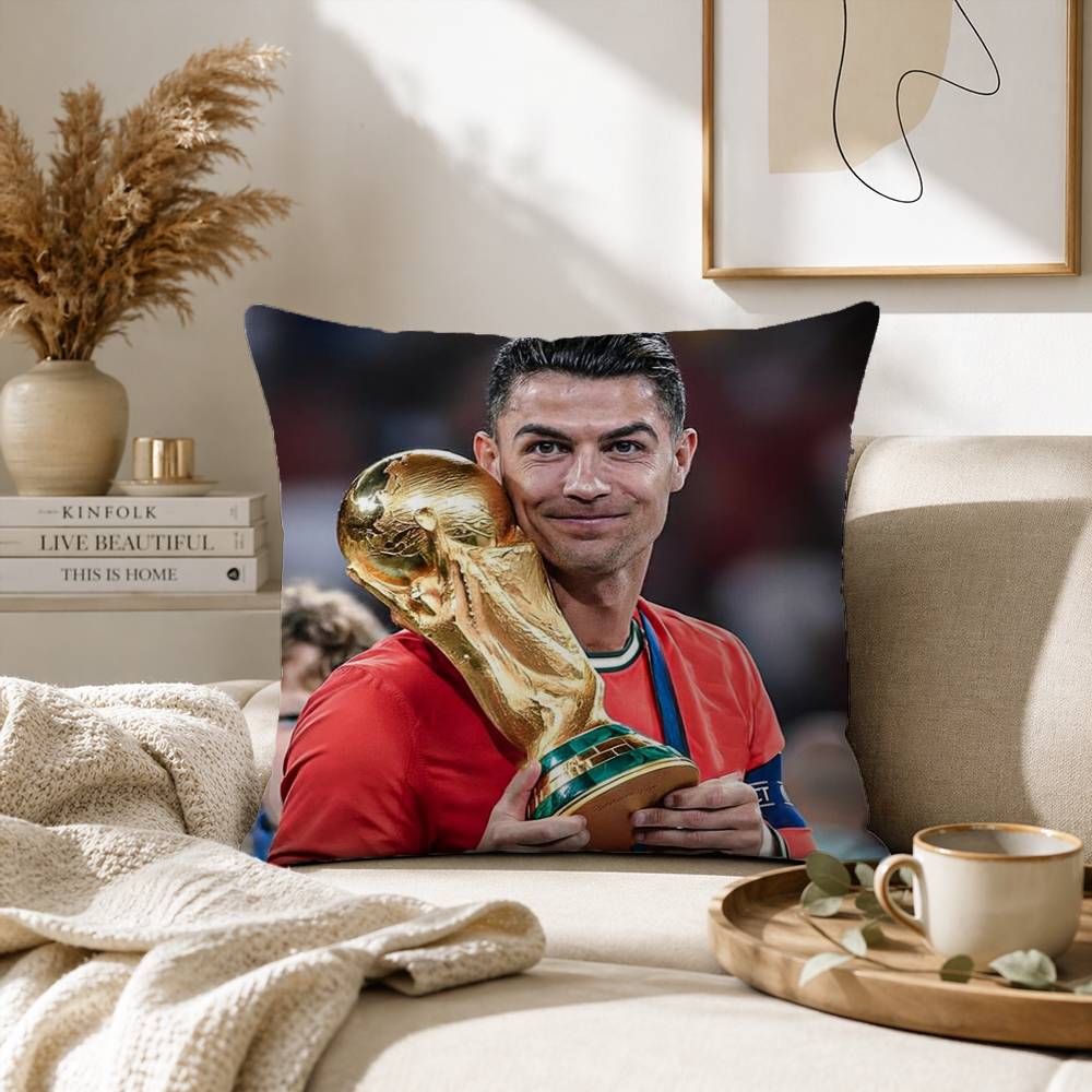 CR CCristiano RRonaldo Pillow Case for Sofa Living Room Home Office Decor Protective Cover