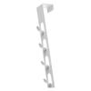 4 Layers Door Back Hanger Hook Iron Vertical Clothes Hook Drilling Free Door Back Hanging Storage