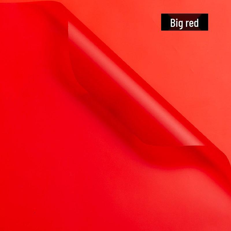 Полупрозрачная Водонепроницаемая Матовая Бумага для Букетов Флориста - Корейская Однотонная Упаковка для Цветов