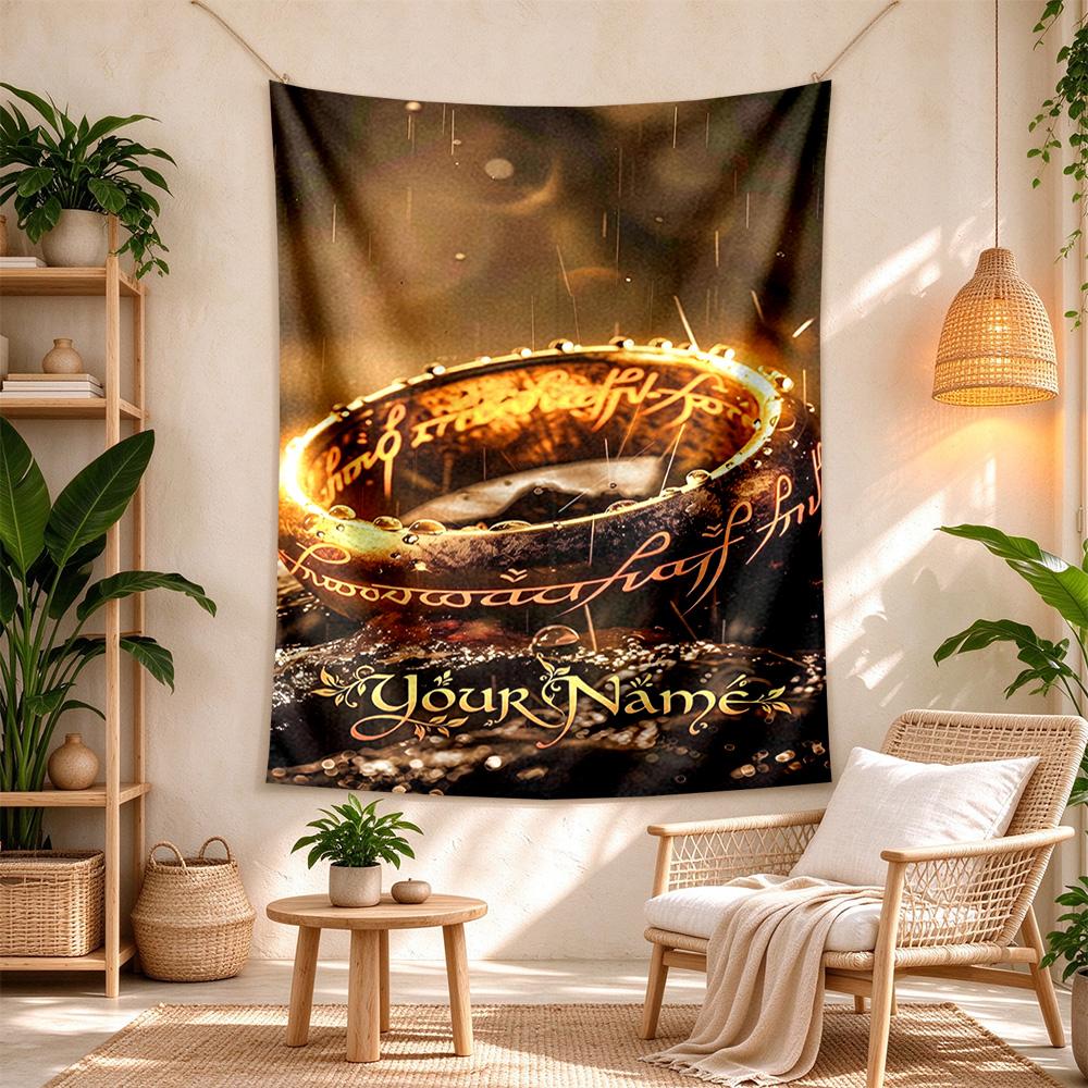 Lord Rings Custom Tapestry Lightweight Tapestry Ultra-Soft Great for Dorm Room Ideal for All Seasons Perfect Gift for Relatives and Friends