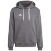 Adidas Entrada 22 Sweat Hoodie, Mens Grey Sweatshirt
