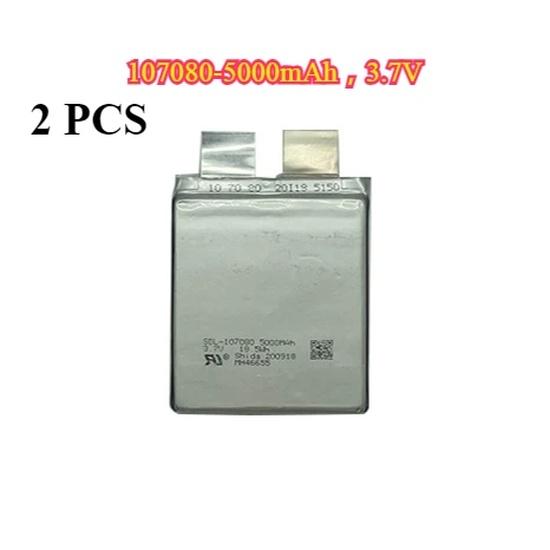 2pcs/Lot 3.7V 5300mAh 117080 107080 SDL-117080 35C DIY Weld 2S 3S Battery Cell for Jump Car Starter ,Power Tool ,Spot Welder