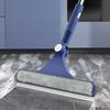 2 In 1 Window Mesh Screen Brush Window Cleaner Magic Broom Wiper Telescopic Long Handle Window Mop Squeegee Wiper Cleaning Tool