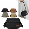 Fashion Canvas Single Shoulder Bag  Unisex Travel Crossbody Bag Outdoor Casual Satchel Vintage Messenger Bags