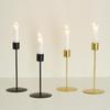 European Style Metal Candle Holders Simple Golden Wedding Decoration Bar Party Living Room Decor Home Decor Candlestick