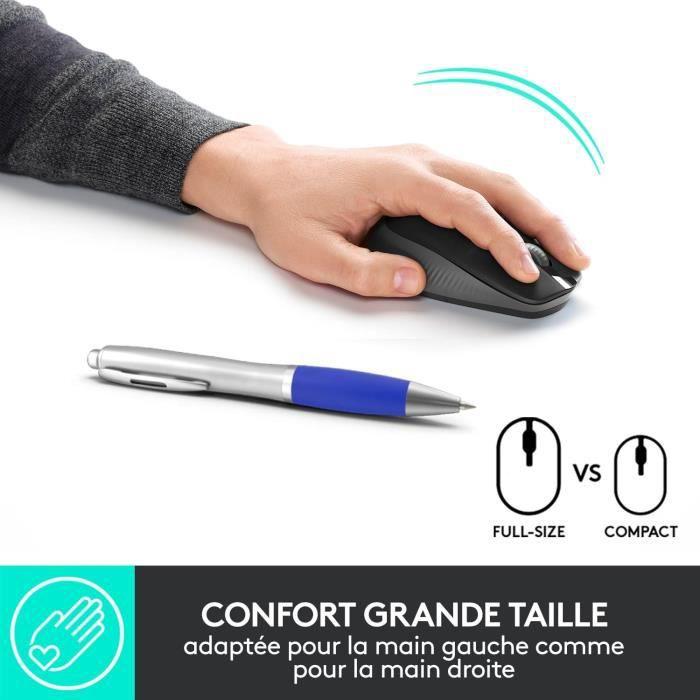Souris - Sans fil - Logitech - M190 - Noir