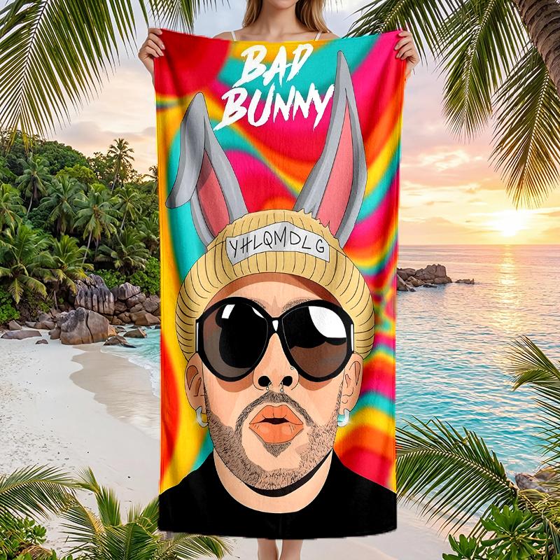 Bbunny Fashion Beach Towel: Ideal for Summer Adventures Soft, absorbent and quick drying suitable for swimming and bathing