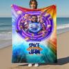 1pc Space Jam A New LegacyOutdoor Flannel Blanket Soft Plush Decor for Picnics, camping,Bedroom, Playroom, or Lunch Breakn1194A