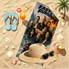 Fast & Furious Print Beach Towel, Versatile Lightweight Absorbent Beach Towel for Pool Surf Yoga Bathroom, Perfect Birthday Holiday Gift