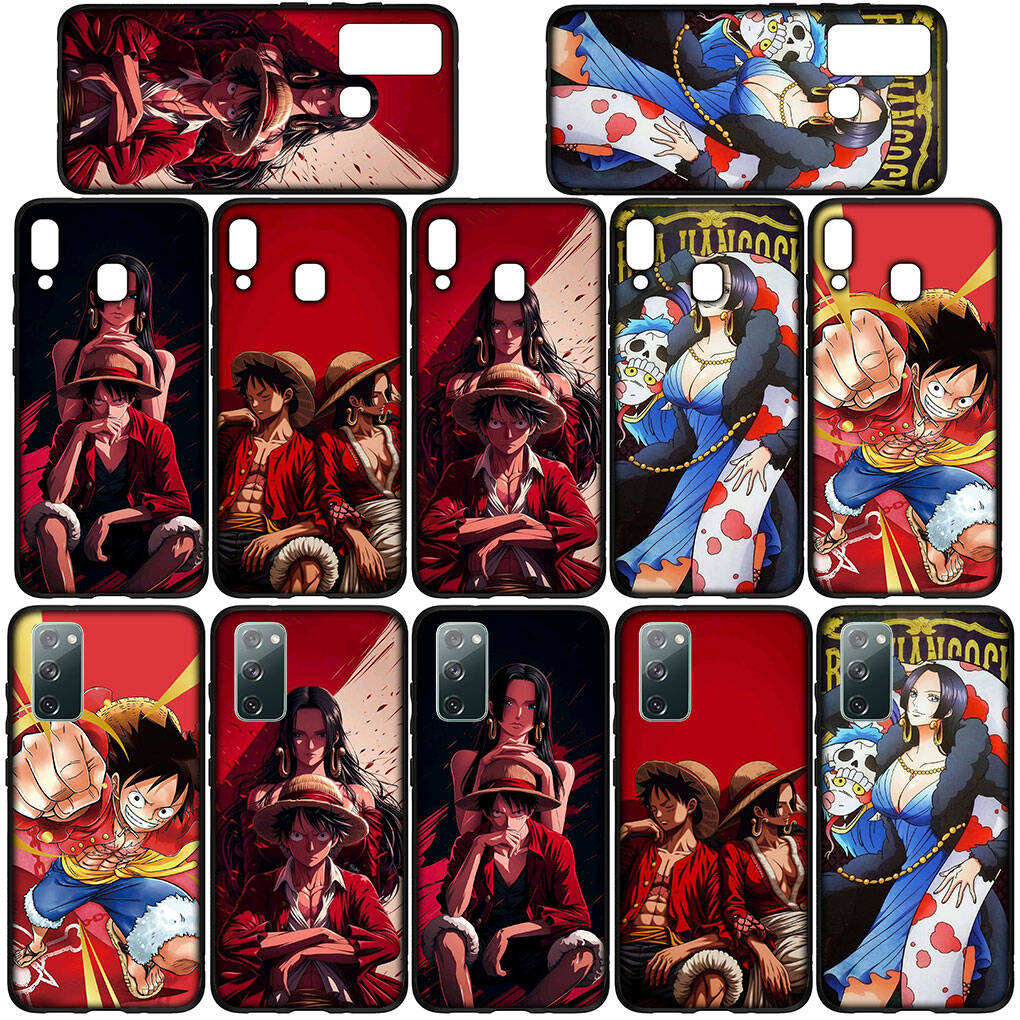 Чехол для телефона для iPhone 17 15 16 Plus Redmi Note 14 12 11 13 Pro Max Huawei P30 P20 Lite OPPO A60 A80 A38 A54 Boa Hancock Funda One Pieces Luffy Cover