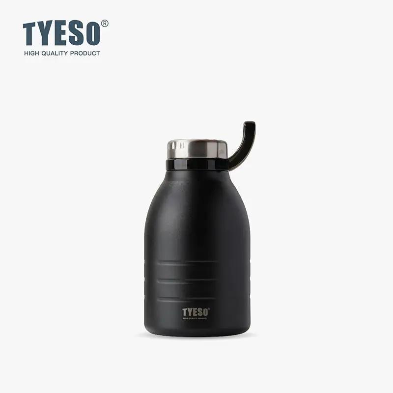 Tyeso Термосы 1500 мл со стикером, изолированная фляга, бутылка для воды для активного отдыха и спорта с удобной застежкой, большая, для путешествий