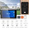 7 Inch  Video Intercom WIFI RFID Fingerprint Video Door Phone System Home Intercom Support Remote APP Unlocking Recording