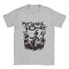 Мужская футболка My Chemical Romances  Смешные футболки с коротким рукавом и круглым вырезом 100% хлопок Летняя одежда