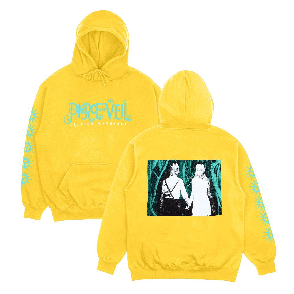 Эгоистичные Машины Держатся за Руки Худи Pierce The Veil Мужская Повседневная Толстовка с Капюшоном Длинный Рукав Унисекс High Street Пуловер