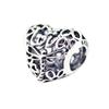 100% 925 Sterling Silver Promise of Spring Heart Charm Beads Fits Europe Bracelet Argent Charm Silver 925 Jewelry