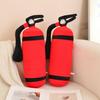 Fire-Extinguisher Plush Toy Soft Sofa Neck & Back Cushion Cartoon Cylindrical Stuffed Pillow for Boys Girls