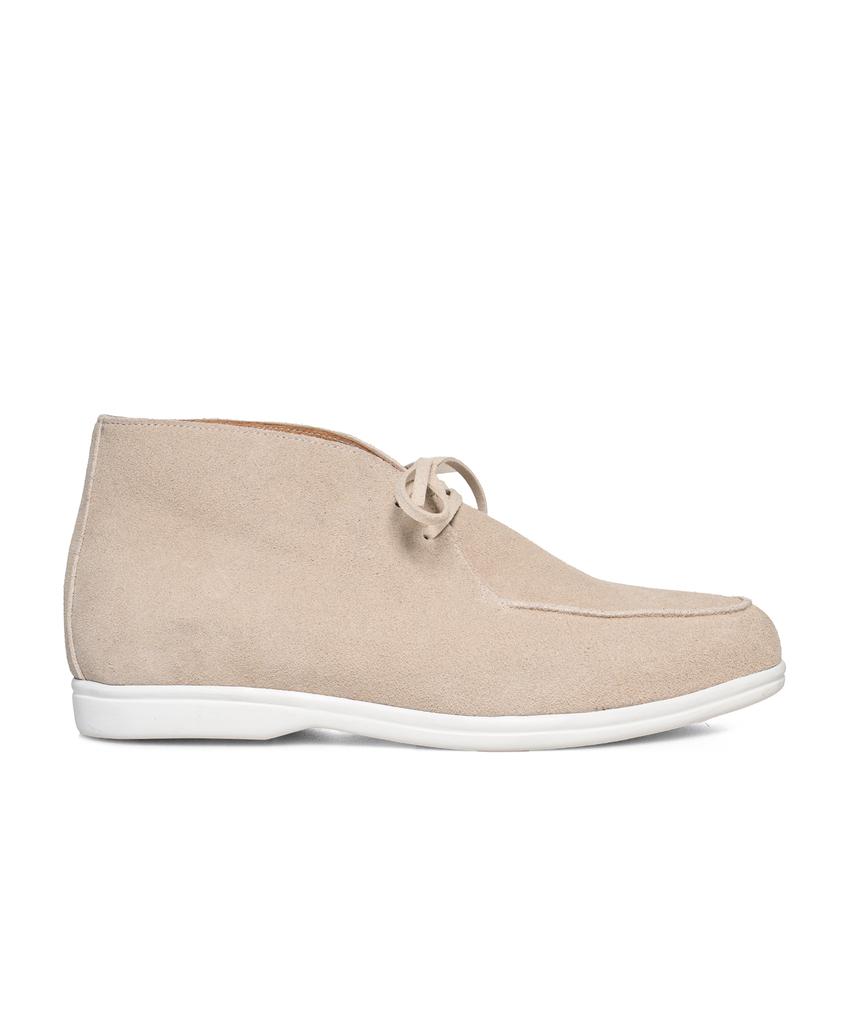 Allclassic Alc4408 Resort Lace-Up Ankle Boots_Ivory Suede