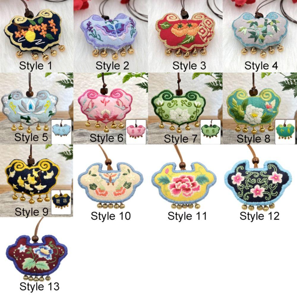 Handmade Embroidered Lucky Bag DIY Kits Hand-stitched Embroidery Set  Beginner