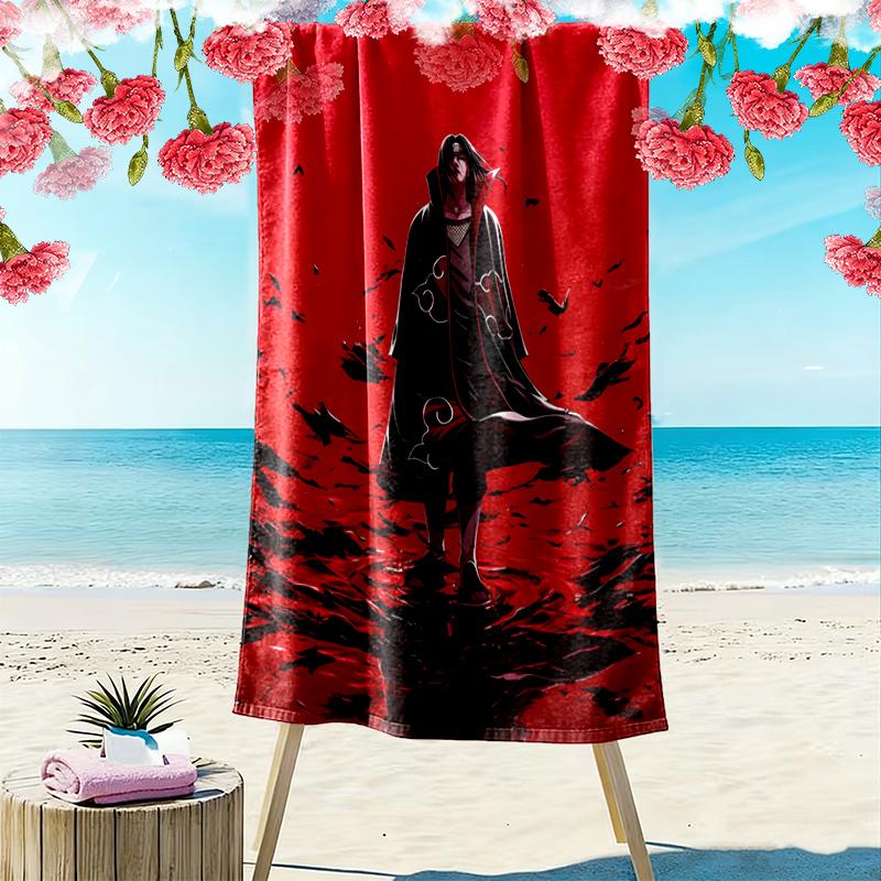 naruto Beach Towel, Durable and Easy to Clean, Soft and Vibrant Beach Towel Perfect for Travel
