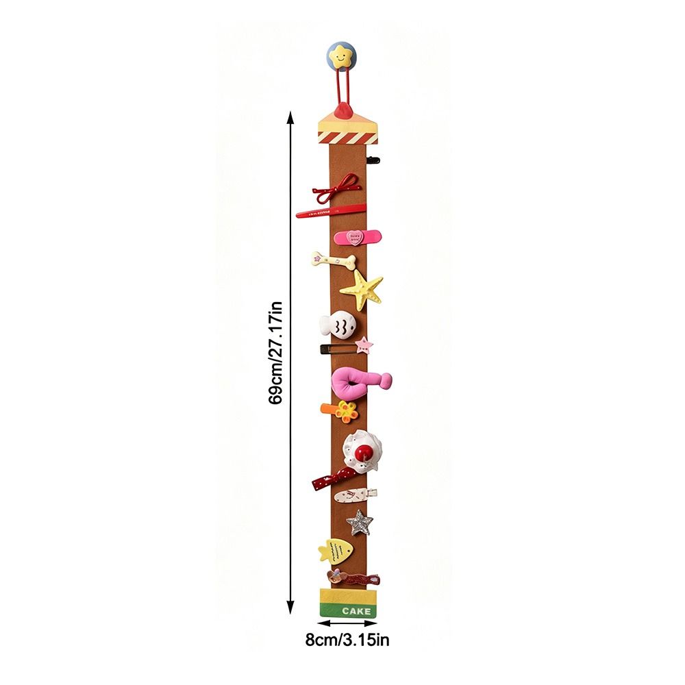 Cartoon Hanging Clip Holder Wall Mounted Hair Bow Holder Gifts Barrette Organizer Girls Room