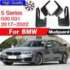 4 шт. литые брызговики из ТПО для BMW 5 серии G30 G31 Sedan Touring 2017-брызговики, передние и задние брызговики 2018