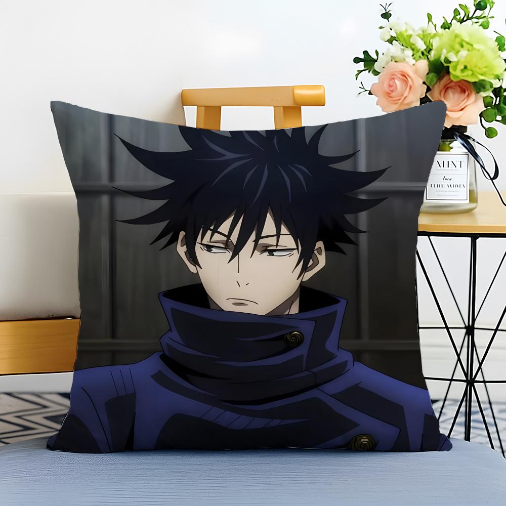 J-Jujutsu Kaisen Наволочка Стирка Допускается Льняная Наволочка Мягкая Для Дивана Кровати Уютная Домашняя Комната Декор