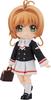 Nendoroid Doll Cardcaptor Sakura Clear Card Edition Sakura Kinomoto Tomoeda Junior High School Uniform Made of Cloth Magnet Plastic Painted Movable