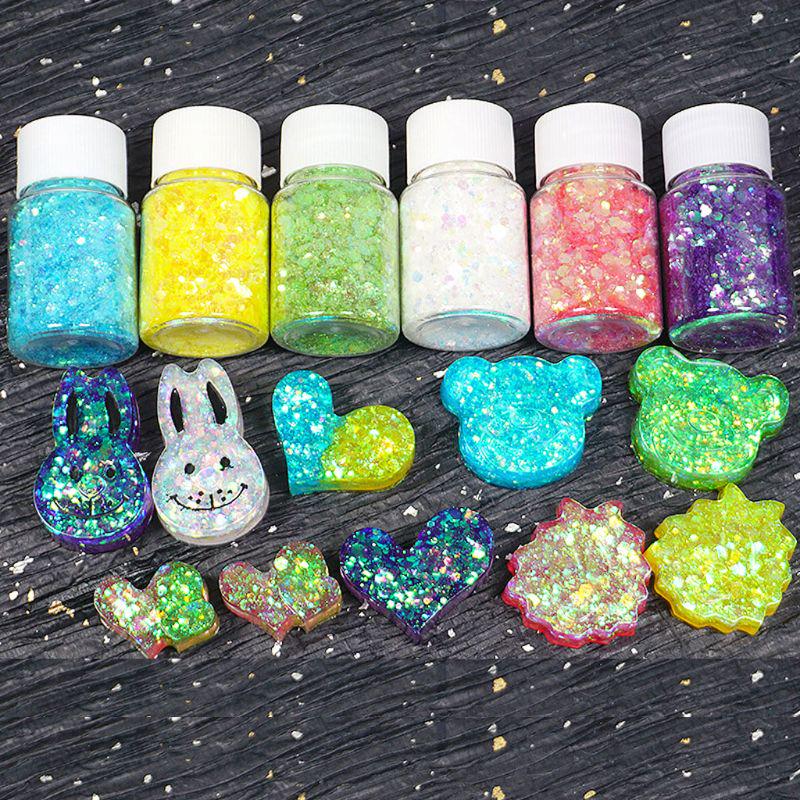 Синий Мелкий Глиттер для Resin Art Craft Supply Блестки Блестящие Пайетки Фестивальный Макияж Блестки Косметические Блестки для Глянцевой Формы Mak