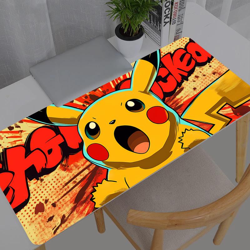 Mouse Pad Gaming Accessories Pokemon Pikachu XXL Gabinete Gamer PC Computer Desk Mat Large XXL Keyboard Tablet Mousepad