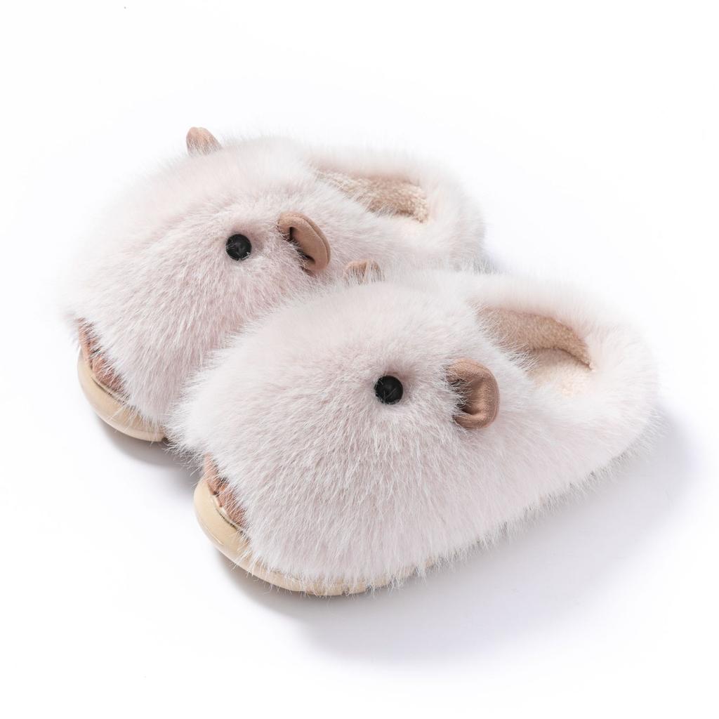 2024 New Cute Fluffy Animal Design Slipper Women's Winter Keep Warm Shoes For Home Fuzzy Fur Slides Woman Cuddle Bedroom Slipper