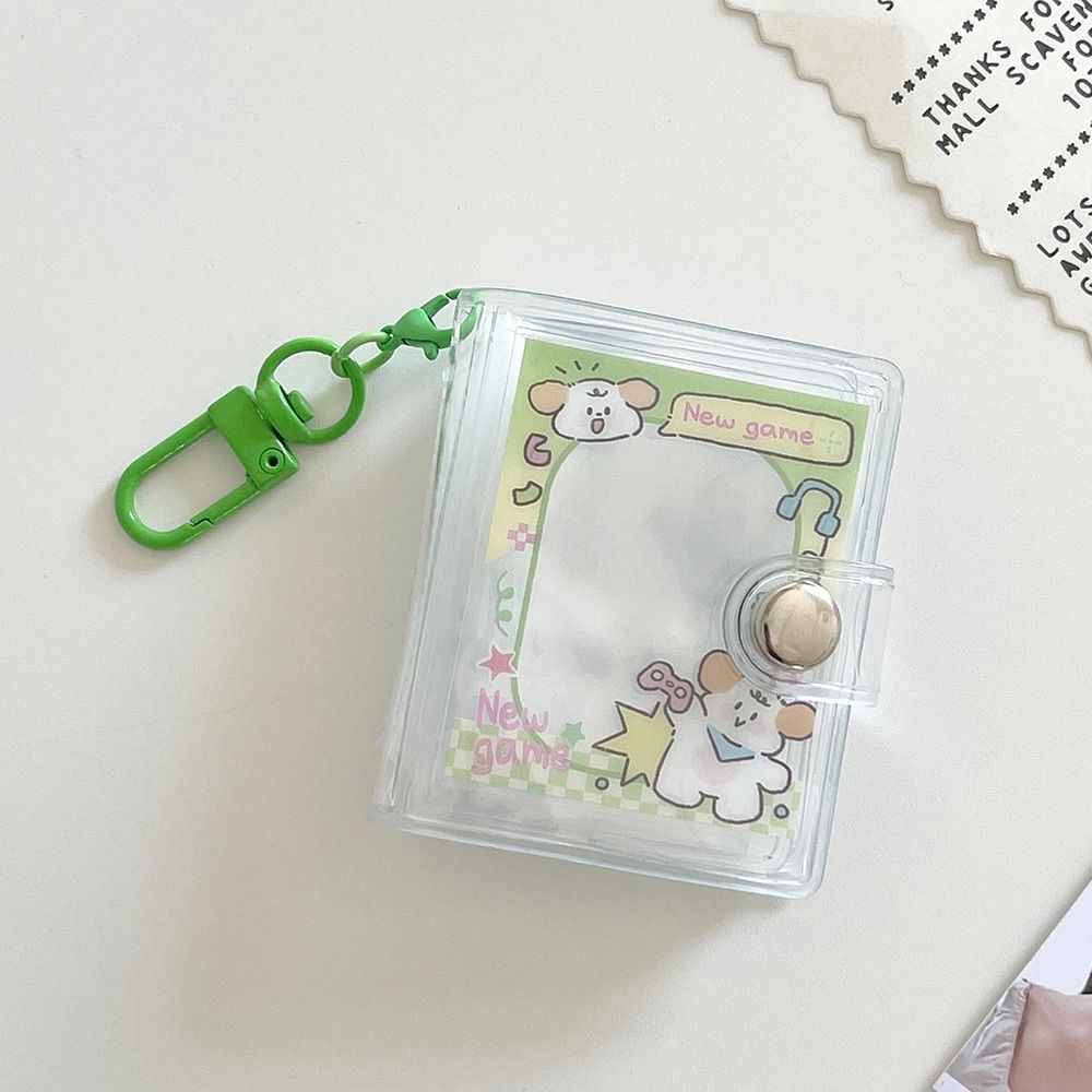 Держатель для фотокарточек Cartoon Idol, 2-дюймовый альбом для хранения карточек, мини-фотоальбом для девочек