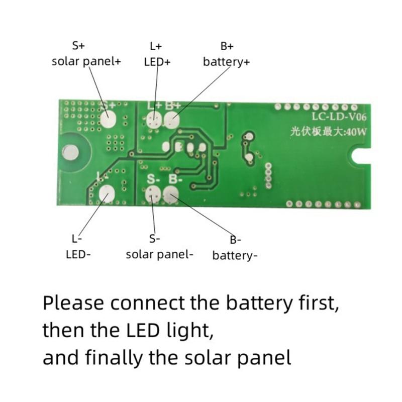 Solar Street Light Circuit Board Circuit Driver Human Body Sensing LED Control Module Solar Lamp Circuit Board