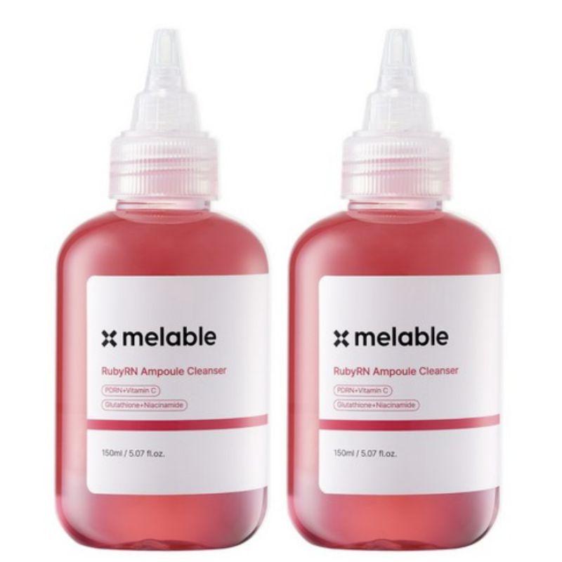 Melable Rubyaln Low pH PDRN Brightening Ampoule Cleanser 150ml – Dark Spot & Glow Care Facial Cleanser