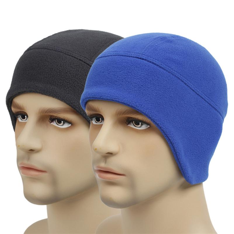 Warm Fleece Skullies Beanie Caps Cycling Unisex Beanie Hat Head Cover Breathable Outdoor Thicken Face Cover