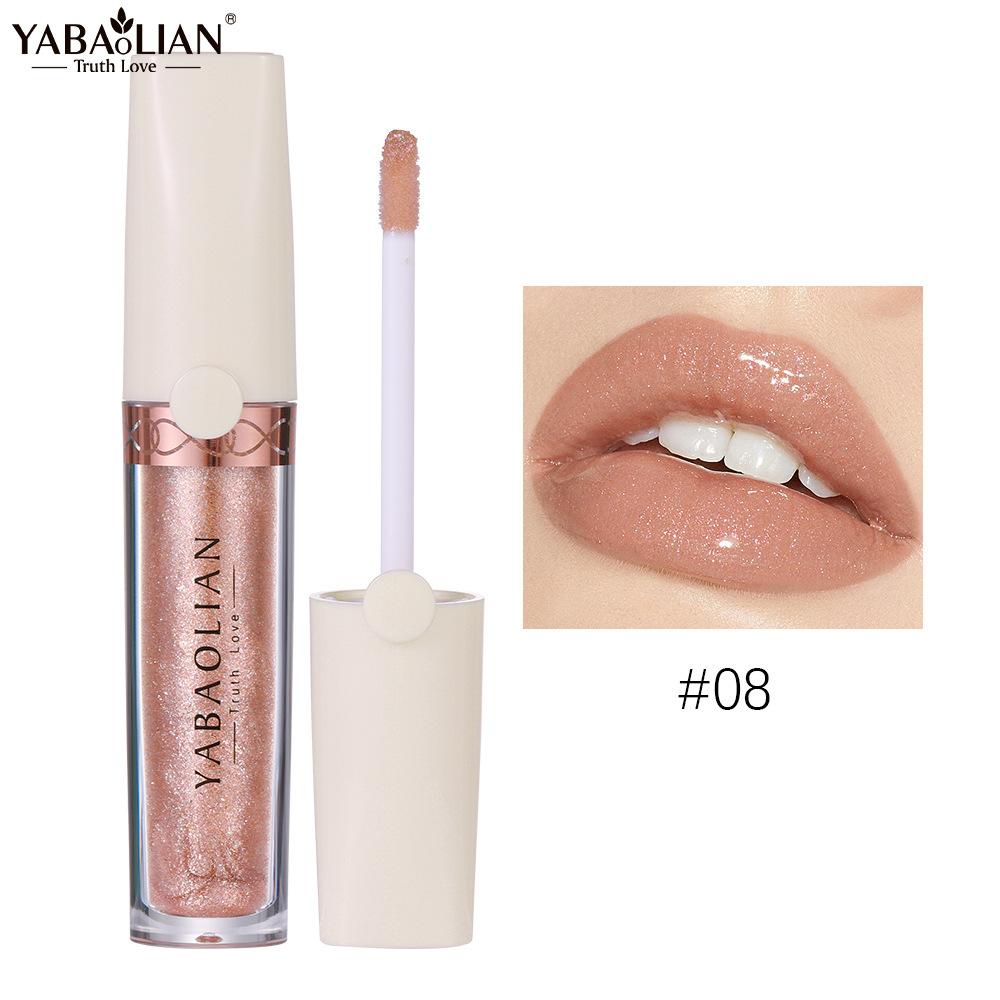 Блеск для губ, блеск для губ, перламутровая помада, высокопигментированная, стойкая жидкая помада, водостойкое масло для губ для ежедневного макияжа