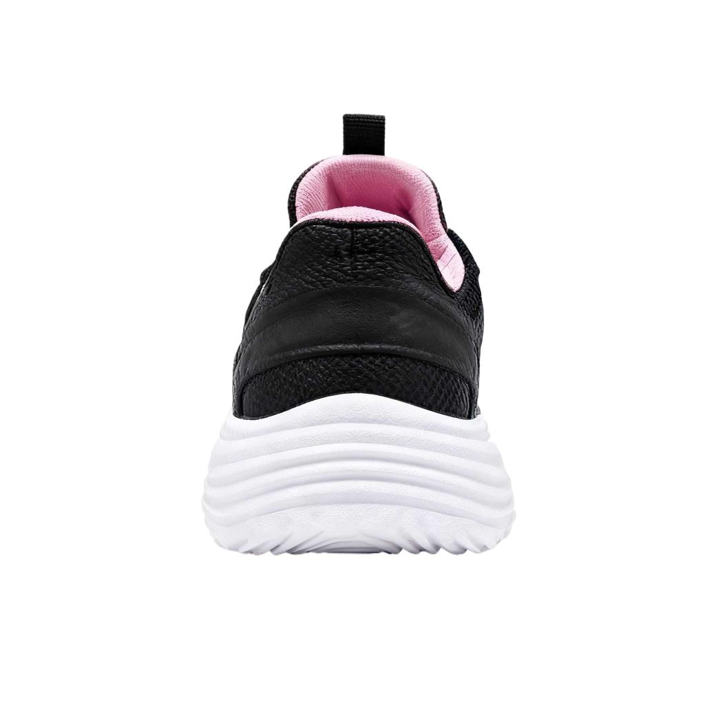 Skechers Слипоны Кожаные Модные Универсальные Амортизирующие Дышащие Низкие Уличные Обувь Детские кроссовки 303690L-BLK