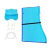 Foldable Adult Bath Tub, 38Inch Collapsible Soaking Bathtub Blue Thickened Plastic Folding Bathtub Rectangle for Household