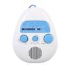 AM FM Shower Radio Built In Speaker Battery Operated Hanging Bathroom Radio with Rotating Knob for