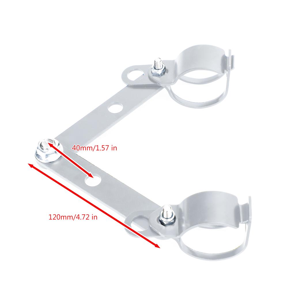 28мм-41мм Хромированный Кронштейн Крепления Фары для Вилки Адаптер Держателя Мотоциклетной Фары