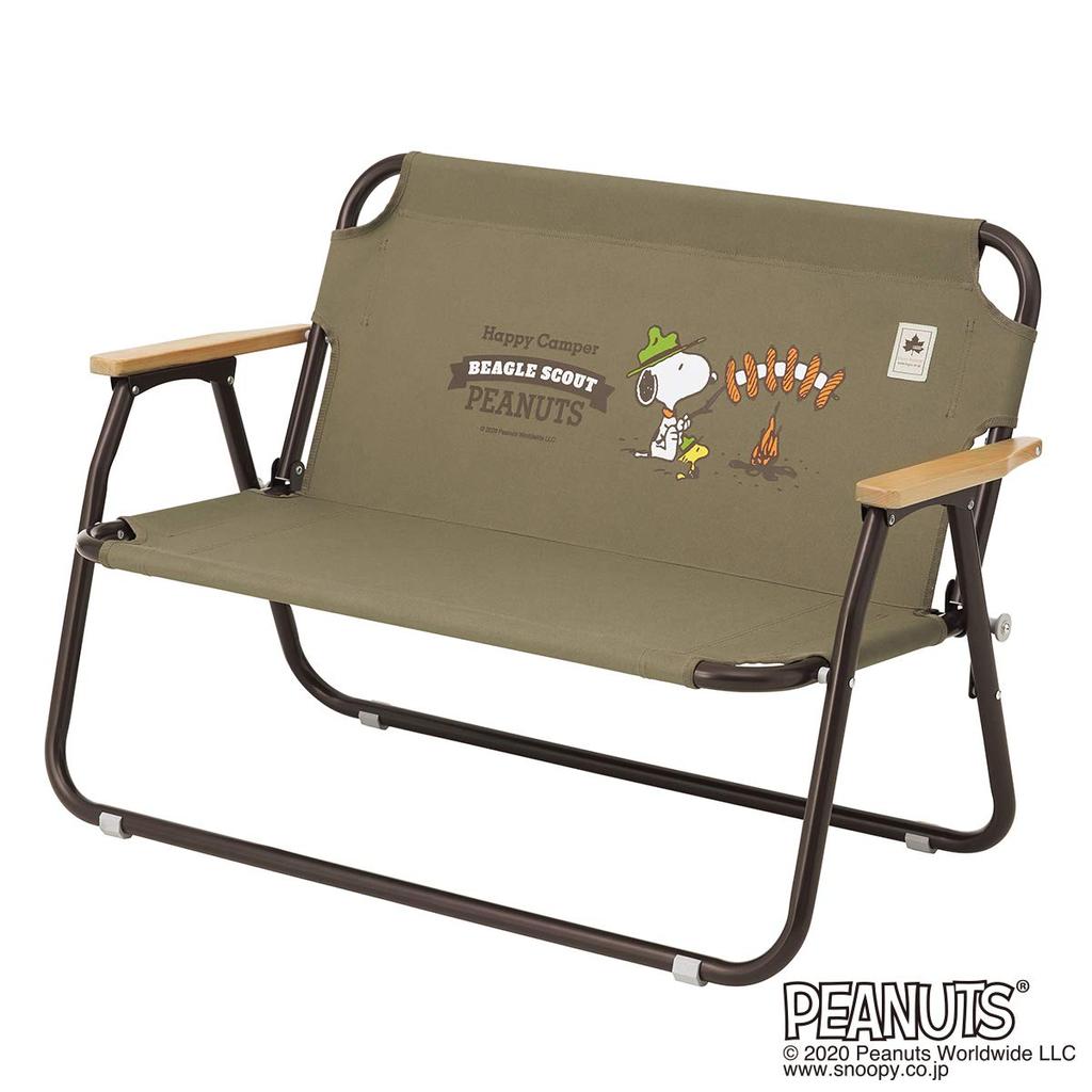 LOGOS SNOOPY Chair For2 86001085 Peanut Outdoor Folding Camping Chair Two-Person