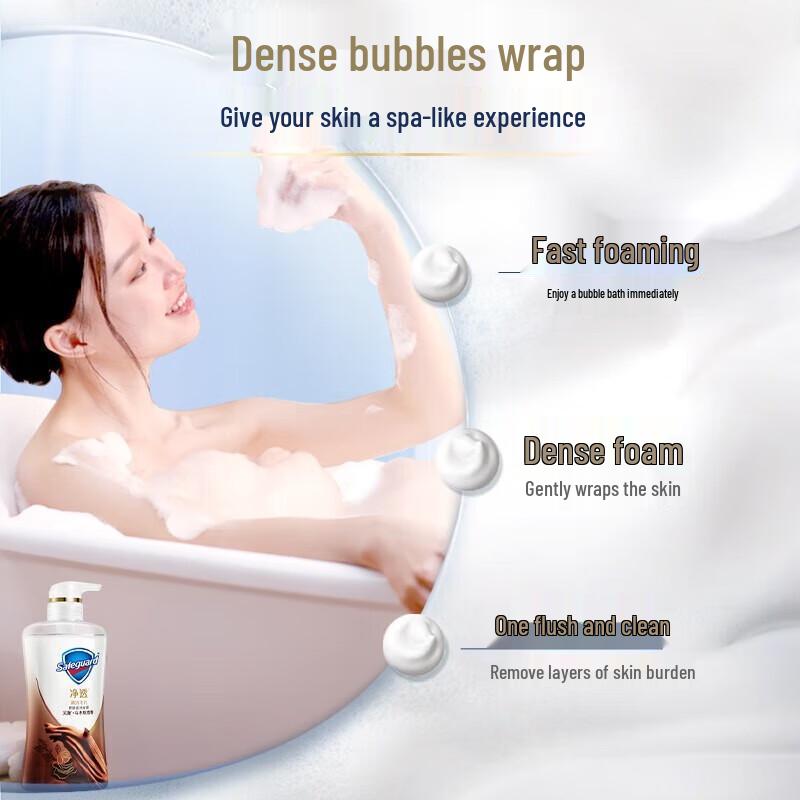 Safeguard Deep Ebony Rose Purifying Gel Body Wash