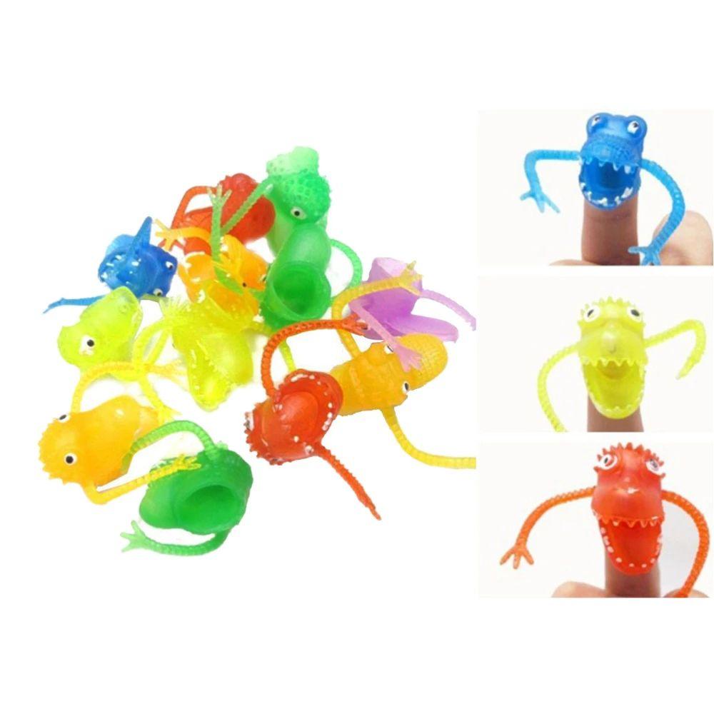 Puppet Children Gifts Party Bag Fillers Hand Puppets Finger Puppets Fright Dinosaur Finger Doll